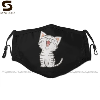 Kitten Mouth Face Mask American Short Hair Happy Facial Mask Kawai Funny with 2 Filters for Adult 
Kitten Mouth Face Mask American Short Hair Happy Facial Mask Kawai Funny with 2 Filters for Adult