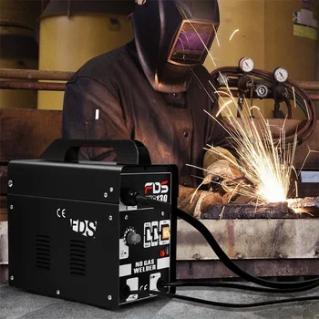 High Quality MIG 130 Welder Flux Core Wire Automatic Feed Welding Machine W/ Free Mask Adjustable Wire Feed Speed ET1134BK
High Quality MIG 130 Welder Flux Core Wire Automatic Feed Welding Machine W/ Free Mask Adjustable Wire Feed Speed ET1134BK