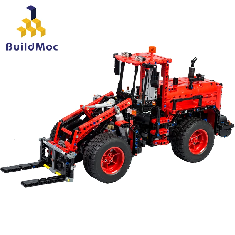 Buildmoc Technic Car 18978 42082 Model C Wheel Loader Forklift Truck Model Building Blocks Boys Birthday Gifts Toys For Children
Buildmoc Technic Car 18978 42082 Model C Wheel Loader Forklift Truck Model Building Blocks Boys Birthday Gifts Toys For Children
