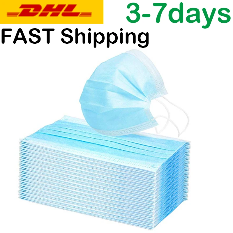 DHL Fast Shipping Face Mask Disposal Face Masks Ear Loop Disposable Dust Filter Safety Mask Anti-Viru Medical Masks 3 Layer
DHL Fast Shipping Face Mask Disposal Face Masks Ear Loop Disposable Dust Filter Safety Mask Anti-Viru Medical Masks 3 Layer