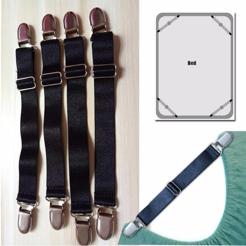 4Pcs/Set Fixing Clip Bed Sheet Clips Adjustable Suspenders Straps Sofa Cushion Practical Non Slip Mattress Blankets Home
4Pcs/Set Fixing Clip Bed Sheet Clips Adjustable Suspenders Straps Sofa Cushion Practical Non Slip Mattress Blankets Home