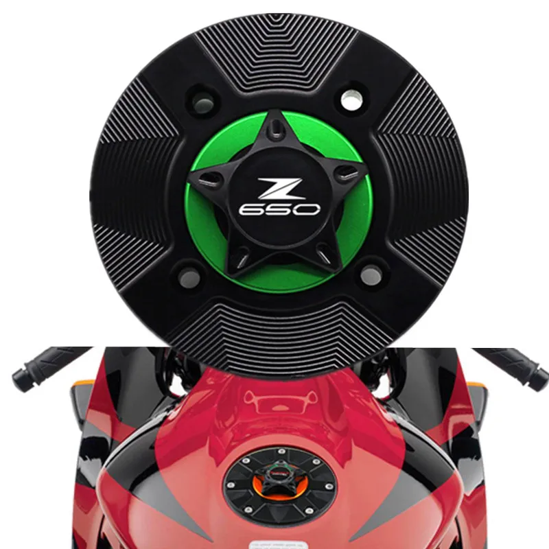 Крышка бензобака для KAWASAKI Z650 z650 2017 2018 2019 Z 650 с логотипом аксессуары мотоциклов CNC