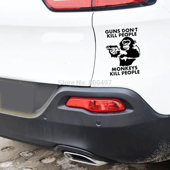 Newest Creative Car Docoration Decal Gun Don't Kill People Monkeys Kill People Funny Car Sticker Car Decoration Decals
Newest Creative Car Docoration Decal Gun Don't Kill People Monkeys Kill People Funny Car Sticker Car Decoration Decals