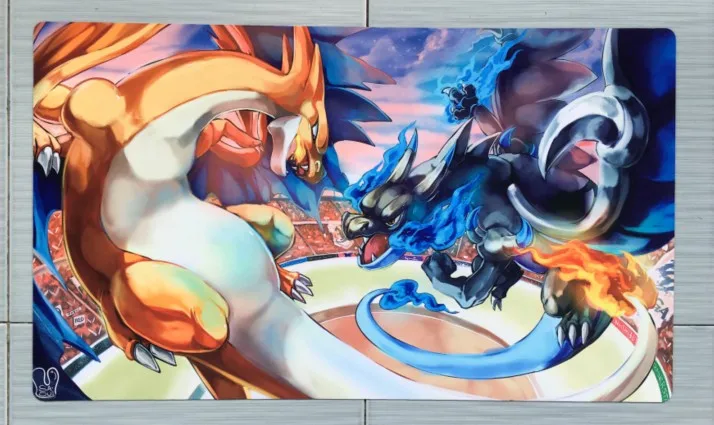 Takara Tomy PTCG Accessories Pokemon Card Board Game Playmat Charizard MEGA Toys for Children
Takara Tomy PTCG Accessories Pokemon Card Board Game Playmat Charizard MEGA Toys for Children