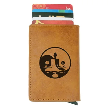 Classic Buddhism Faith Time and money Design Rfid Wallet Classic Men Women Credit Card Brown Leather Wallets Short Purse
Classic Buddhism Faith Time and money Design Rfid Wallet Classic Men Women Credit Card Brown Leather Wallets Short Purse