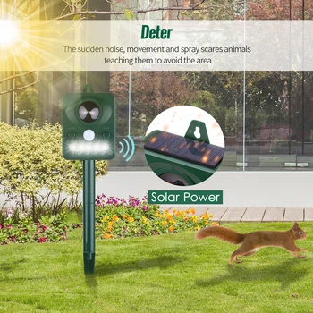 Outdoor Garden Animal Repellent Solar Ultrasonic Pest Repeller Mole Snake Mouse Animal Repeller Ultrasonic Sound Motion Sensor
Outdoor Garden Animal Repellent Solar Ultrasonic Pest Repeller Mole Snake Mouse Animal Repeller Ultrasonic Sound Motion Sensor