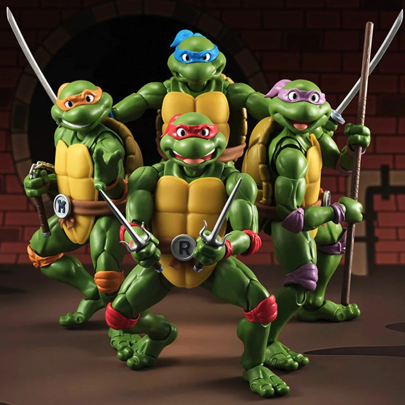 High quality 4 pieces/set Turtles toy the joints can mover freely Ninja doll Children's Day gift home decoration moldel
High quality 4 pieces/set Turtles toy the joints can mover freely Ninja doll Children's Day gift home decoration moldel