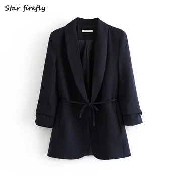 Star firefly fashion blazer female 2020 spring casual slim slim color pleated sleeves belt suit women
Star firefly fashion blazer female 2020 spring casual slim slim color pleated sleeves belt suit women
