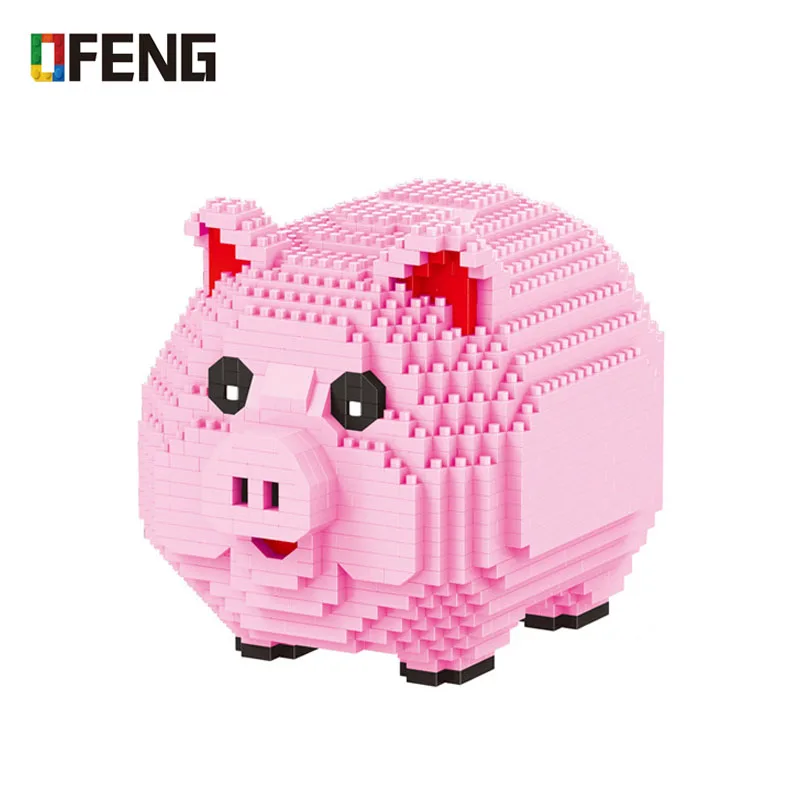 Balody 16117 Pink Pig Diamond Building Blocks Piggy Bank Money Box 3D Model 1030pcs DIY Mini Figure Bricks Assembly Toy
Balody 16117 Pink Pig Diamond Building Blocks Piggy Bank Money Box 3D Model 1030pcs DIY Mini Figure Bricks Assembly Toy