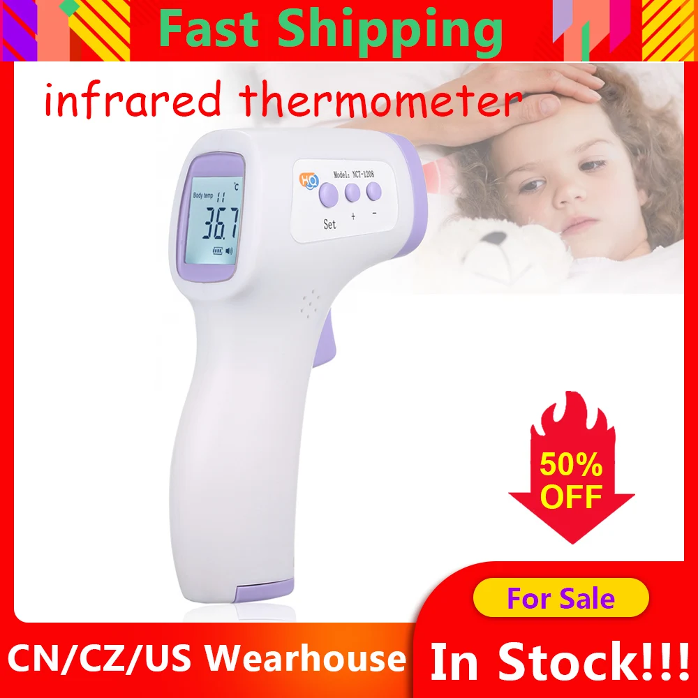 us stock Baby Digital Non-contact IR Infrared Thermometer Forehead Body/Object Temperature Measurement LCD Digital Display
us stock Baby Digital Non-contact IR Infrared Thermometer Forehead Body/Object Temperature Measurement LCD Digital Display
