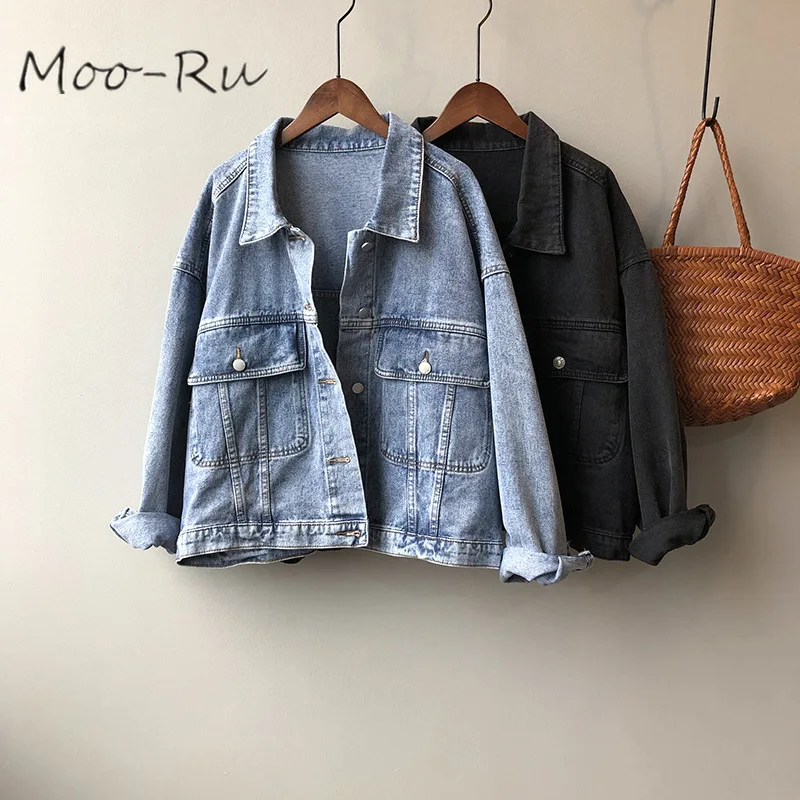 Moo-Ru 2020 Denim Jacket for Women's Spring 2020 New Korean Ins Jacket with Lapel Short Blazer
Moo-Ru 2020 Denim Jacket for Women's Spring 2020 New Korean Ins Jacket with Lapel Short Blazer