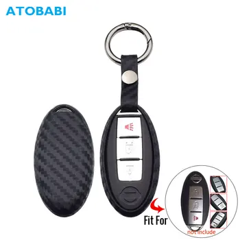 Carbon Silicone Car Key Case For Nissan Teana X-Trail Qashqai Note Livina Sylphy Tiida Murano Juke Infiniti Remote Fob Cover Bag
Carbon Silicone Car Key Case For Nissan Teana X-Trail Qashqai Note Livina Sylphy Tiida Murano Juke Infiniti Remote Fob Cover Bag