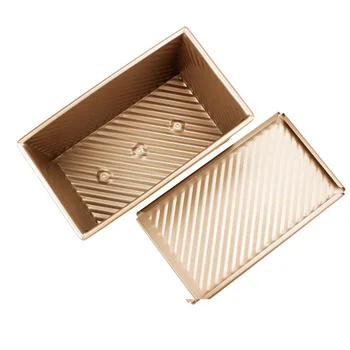 Bakeware Loaf Pan With Cover Non Stick Golden Bread Toast Mold with Lid Random Color
Bakeware Loaf Pan With Cover Non Stick Golden Bread Toast Mold with Lid Random Color