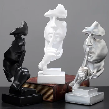 3D Statue Table Decorations Abstract Sculpture Home Decoration Accessories Decorative Art Figurine Office Living Room Decor
3D Statue Table Decorations Abstract Sculpture Home Decoration Accessories Decorative Art Figurine Office Living Room Decor