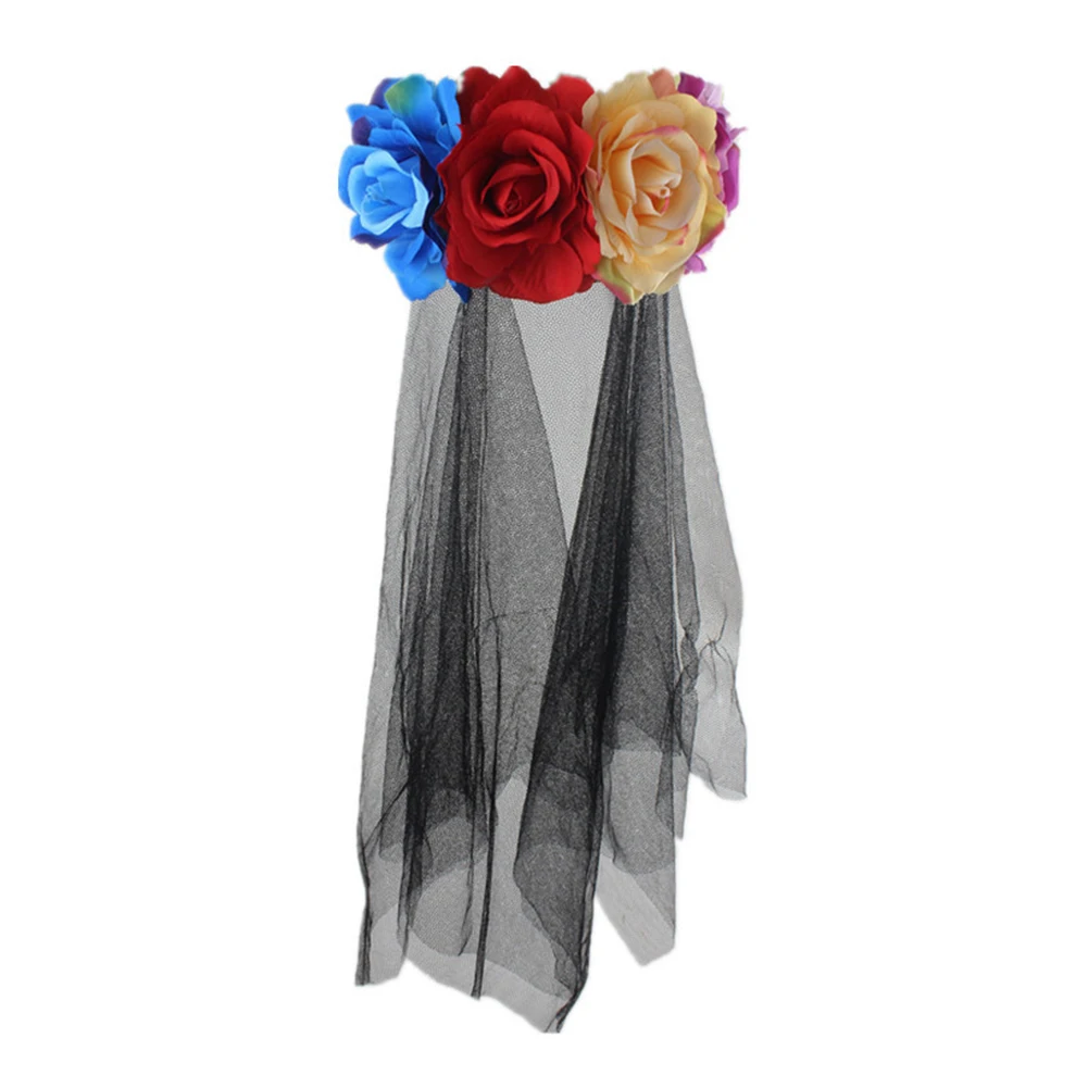 Accessories Dance Dead Flower Crown Female Party Halloween Day Mexican Festival Headband Girls Headpiece Rose Wearing Gifts
Accessories Dance Dead Flower Crown Female Party Halloween Day Mexican Festival Headband Girls Headpiece Rose Wearing Gifts