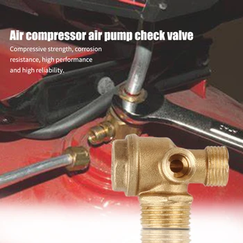 3 Way Outlet Home Gold Tone Check Valve Leakproof Water Control 90 Degree Non Return Thread Tool Tube Connector Brass Male
3 Way Outlet Home Gold Tone Check Valve Leakproof Water Control 90 Degree Non Return Thread Tool Tube Connector Brass Male