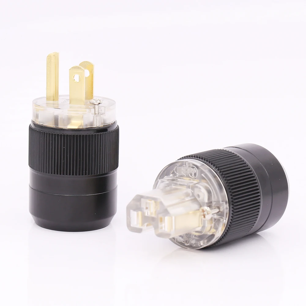 High quality Gold Plated transparent US AC Power Plug hifi IEC Female Connector DIY Power cable
High quality Gold Plated transparent US AC Power Plug hifi IEC Female Connector DIY Power cable