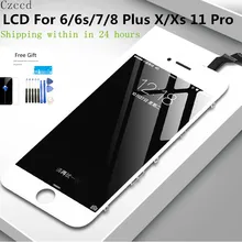 Ensemble écran tactile LCD de remplacement, noir et blanc, meilleure qualité AAA, pour iPhone 7 8 6 S Plus 6 se 2020=