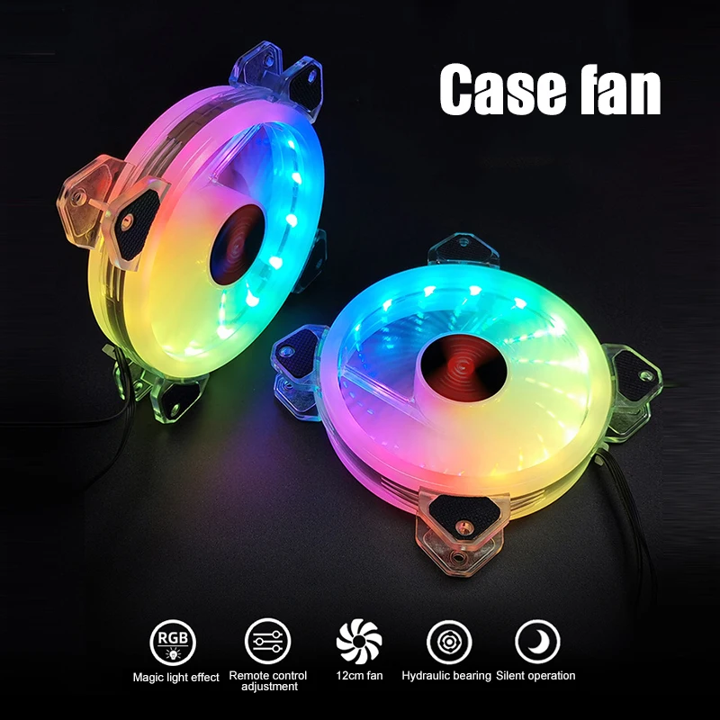 RGB Case Fans 120mm Ultra-Quiet RGB Chassis Cooling Fans with Remote Controller Speed Adjustable Colorful Cooler VH99
RGB Case Fans 120mm Ultra-Quiet RGB Chassis Cooling Fans with Remote Controller Speed Adjustable Colorful Cooler VH99