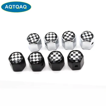 5 Pcs/Set Zinc Alloy Anti-theft Black With White Logo Tire Valve Stem Cap Tire Wheel Stem Air Valve Caps for Auto Cars 
5 Pcs/Set Zinc Alloy Anti-theft Black With White Logo Tire Valve Stem Cap Tire Wheel Stem Air Valve Caps for Auto Cars