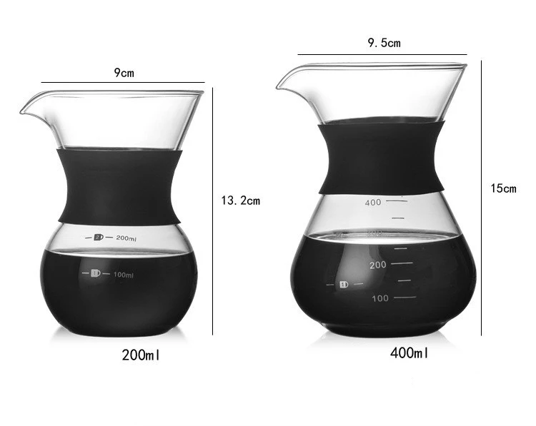 Glass Coffee Pot With Stainless Steel Filter Drip 200ml 400ml Coffee Pot Dripper Barista Pour Over Coffee Maker Glass Coffee Pot With Stainless Steel Filter Drip 200ml 400ml Coffee Pot Dripper Barista Pour Over Coffee Maker