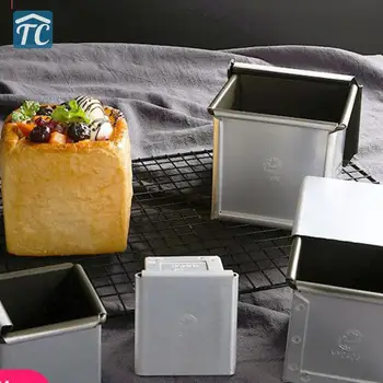 Square Trapezoid Toast Box Mold With Lid 5 / 10cm Cube Baking Molds Gourmet Kitchen Home
Square Trapezoid Toast Box Mold With Lid 5 / 10cm Cube Baking Molds Gourmet Kitchen Home