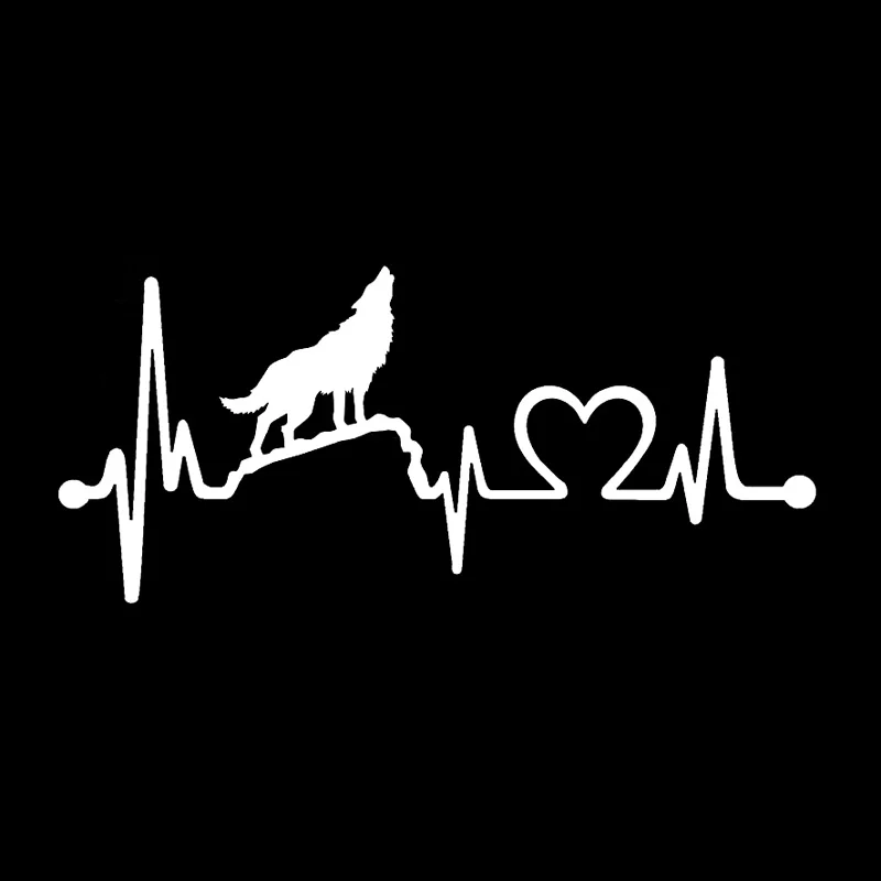 Car Sticker Fun Howl Wolf Heartbeat Lifeline STICKER PVC Black/silver Car Sticker 15.2cm * 6.8cm
Car Sticker Fun Howl Wolf Heartbeat Lifeline STICKER PVC Black/silver Car Sticker 15.2cm * 6.8cm