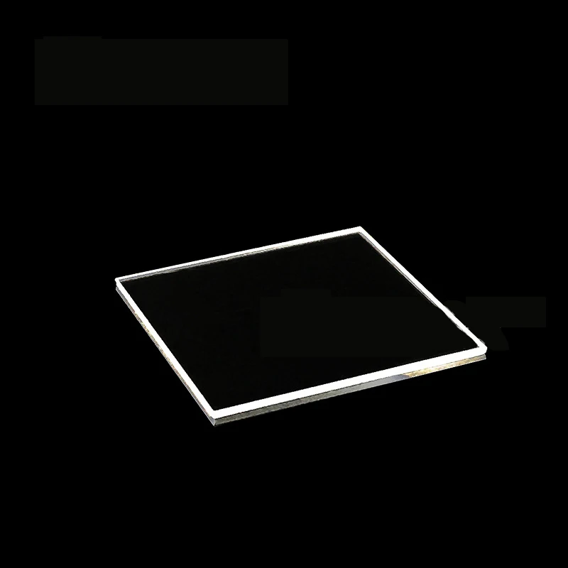 

Far Ultraviolet Quartz Glass Square Piece 40*40*0.2/1/3mm Spot JGS1 Optical Glass High Temperature Resistant Corrosion Resistant