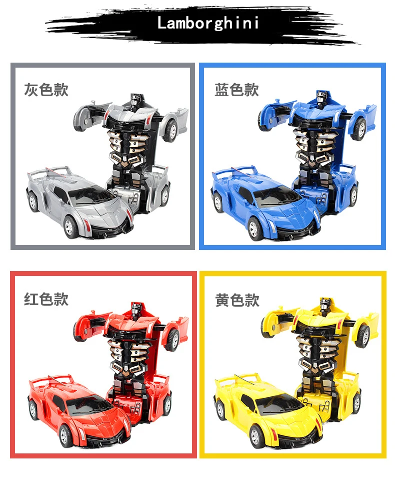 Children's Hot Toys Crash Deformation Car Truck Transformation Robots Kids Toy Cars Toddler For Boys 2-3-4-5-6-7 Years Old Gift