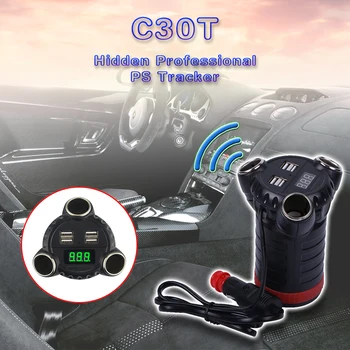 Car GPS tracker C30T Led Display Google map tracking GPS Receiver Hidden in Car Charger GSM+GPS positioning Multi Car Adaptor
Car GPS tracker C30T Led Display Google map tracking GPS Receiver Hidden in Car Charger GSM+GPS positioning Multi Car Adaptor