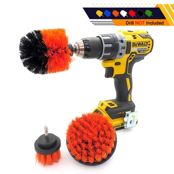 3pcs/Set Power Scrub Brush Drill Attachment Cleaning Scrubber Kit 2/3.5/4Inch Electric Drill Brush
3pcs/Set Power Scrub Brush Drill Attachment Cleaning Scrubber Kit 2/3.5/4Inch Electric Drill Brush
