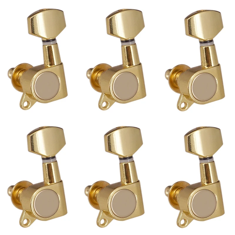 Guitar Tuning Pegs 6Pieces 6L Tuners Machine Heads Knobs for Guitar String Tuning Peg Replacement Accessories
Guitar Tuning Pegs 6Pieces 6L Tuners Machine Heads Knobs for Guitar String Tuning Peg Replacement Accessories