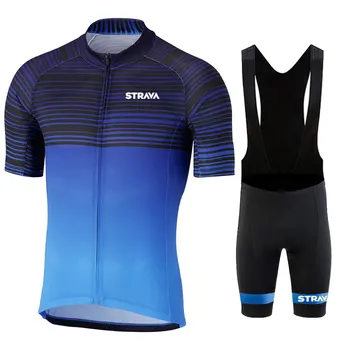 2020 New STRAVA Cycling jersey suit Breathable and quick-drying mountain bike clothing Triathlon Short Sleeve Bicycle Clothing
2020 New STRAVA Cycling jersey suit Breathable and quick-drying mountain bike clothing Triathlon Short Sleeve Bicycle Clothing