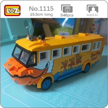 LOZ 1115 Surfing Duck Yellow School Bus Amphibious Car 3D Model DIY Small Mini Blocks Bricks Building Toy for Children no Box
LOZ 1115 Surfing Duck Yellow School Bus Amphibious Car 3D Model DIY Small Mini Blocks Bricks Building Toy for Children no Box