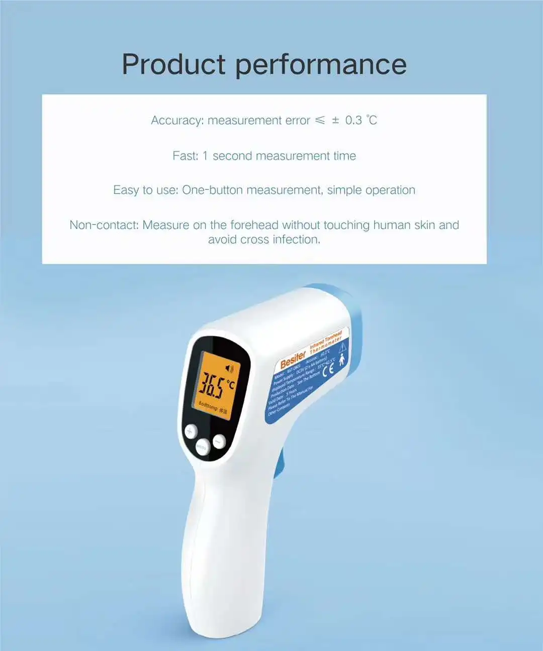 2020 Muti-fuction Baby/Adult Digital Termomete Infrared Forehead Body Thermometer Gun Non-contact Temperature Measurement Device
2020 Muti-fuction Baby/Adult Digital Termomete Infrared Forehead Body Thermometer Gun Non-contact Temperature Measurement Device