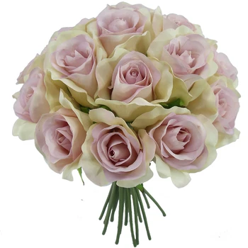 High Quality Large Artificial Rose Bouquet, Artificial Bridal Bouquet, 18 Open Roses for Home & Wedding Decoration Indoor
High Quality Large Artificial Rose Bouquet, Artificial Bridal Bouquet, 18 Open Roses for Home & Wedding Decoration Indoor