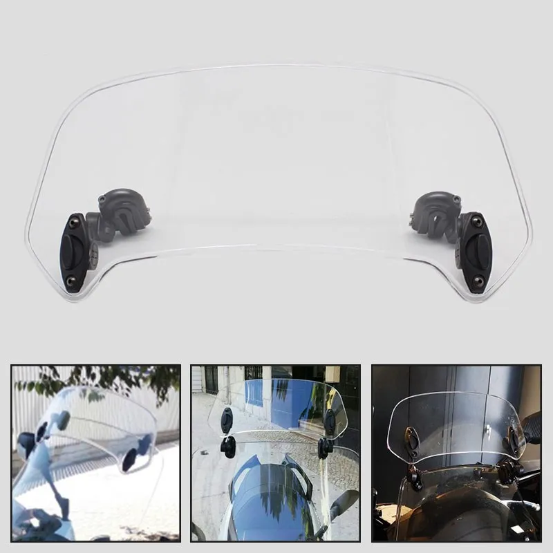ROAOPP-Universal-Motorcycle-Windshield-Risen-Adjustable-Wind-Screen-Spoiler-Air-Deflector-For-Honda-BMW-Yamaha-Kawasaki (2)