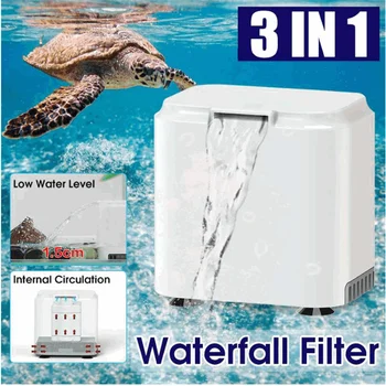 3 in 1 Water Filter for Aquarium Fish Tank Filter Mini Turtle Tank Low Water Level Internal Circulation Waterfall Filter Pump
3 in 1 Water Filter for Aquarium Fish Tank Filter Mini Turtle Tank Low Water Level Internal Circulation Waterfall Filter Pump