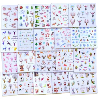 1pcs Water Slider Nail Stickers Christmas Decorations Deer Santa Claus Sliders Nail Decals UV Gel Polish Wraps Tips 
1pcs Water Slider Nail Stickers Christmas Decorations Deer Santa Claus Sliders Nail Decals UV Gel Polish Wraps Tips