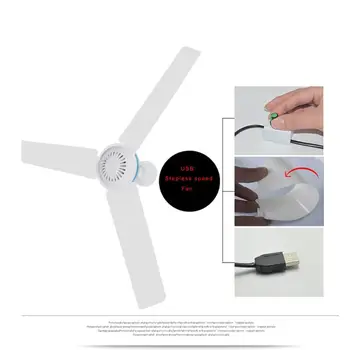 DC 5V Ceiling Fan Air Cooler Stepless Speed USB Fan for Bed Camping Outdoor Tent
DC 5V Ceiling Fan Air Cooler Stepless Speed USB Fan for Bed Camping Outdoor Tent