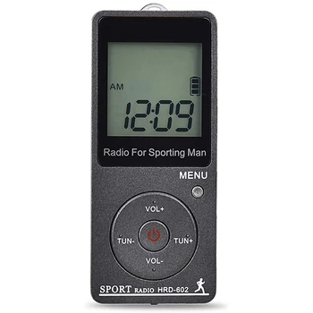 Portable FM / AM Radio LCD Display Radio Conference Receiver with Earphone Sports Peeter (Silver Grey)
Portable FM / AM Radio LCD Display Radio Conference Receiver with Earphone Sports Peeter (Silver Grey)