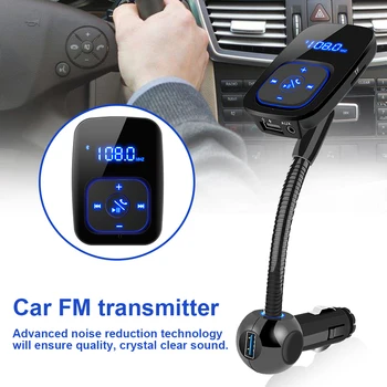 FM Transmitter Car Audio Fast Charging Hands Free LCD Display Answer Call Bluetooth Wireless 1. 2 Inch Screen Noise Reduction
FM Transmitter Car Audio Fast Charging Hands Free LCD Display Answer Call Bluetooth Wireless 1. 2 Inch Screen Noise Reduction