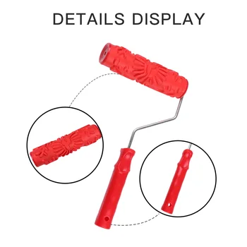 Home Improvement Decor Tool Wall Paint Roller Painting Tool Rubber Floral Pattern Paint Roller
Home Improvement Decor Tool Wall Paint Roller Painting Tool Rubber Floral Pattern Paint Roller