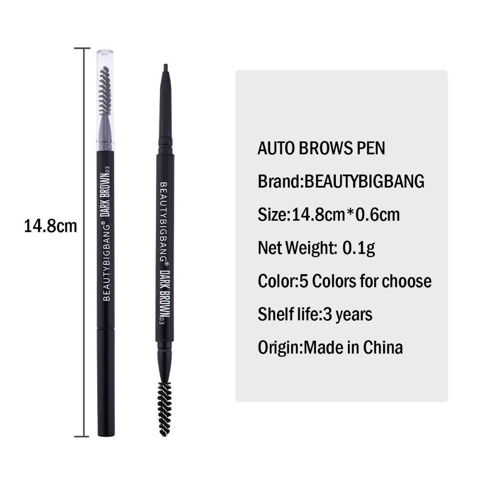 Tint BEAUTYBIGBANG Eyebrow Makeup Natural Long Lasting Paint Tattoo Super Slim Eyebrow Dual Ended Waterproof Pencil Eye Brow
Tint BEAUTYBIGBANG Eyebrow Makeup Natural Long Lasting Paint Tattoo Super Slim Eyebrow Dual Ended Waterproof Pencil Eye Brow
