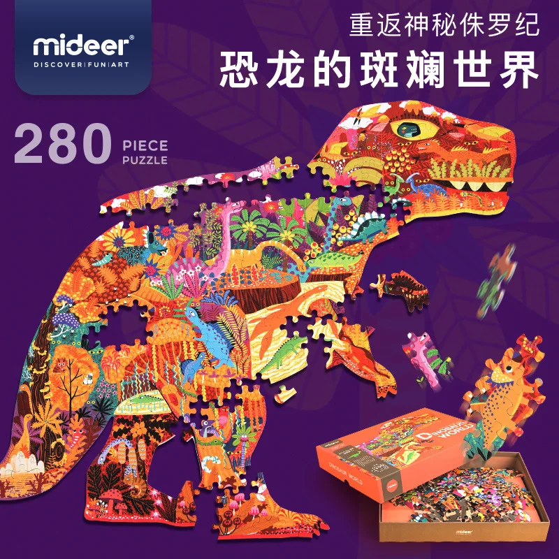 MiDeer Mi Deer Jigsaw Puzzle Children'S Educational Paper 280 PCs Elephant Dinosaur Early Education Toy 3-6-Year-Old Boys And Gi
MiDeer Mi Deer Jigsaw Puzzle Children'S Educational Paper 280 PCs Elephant Dinosaur Early Education Toy 3-6-Year-Old Boys And Gi