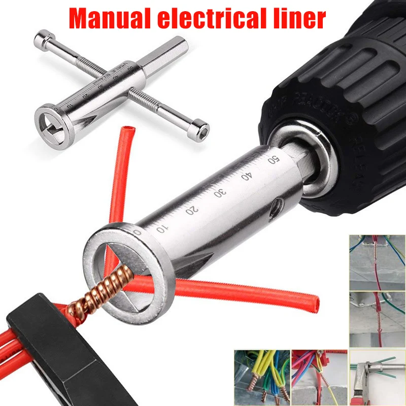 Wire Stripping and Twisting Tool Manual Wires Stripper Twister for Electrician Construction Site Tool
Wire Stripping and Twisting Tool Manual Wires Stripper Twister for Electrician Construction Site Tool