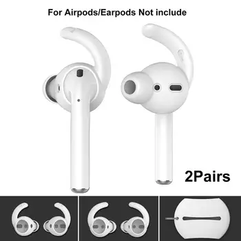 2 Pairs Anti-slip Soft Silicone Earhook Earbuds Cover Eartips For EarPods Air-Pods 1 2 Earphone case For Air-Pods Accessories 
2 Pairs Anti-slip Soft Silicone Earhook Earbuds Cover Eartips For EarPods Air-Pods 1 2 Earphone case For Air-Pods Accessories