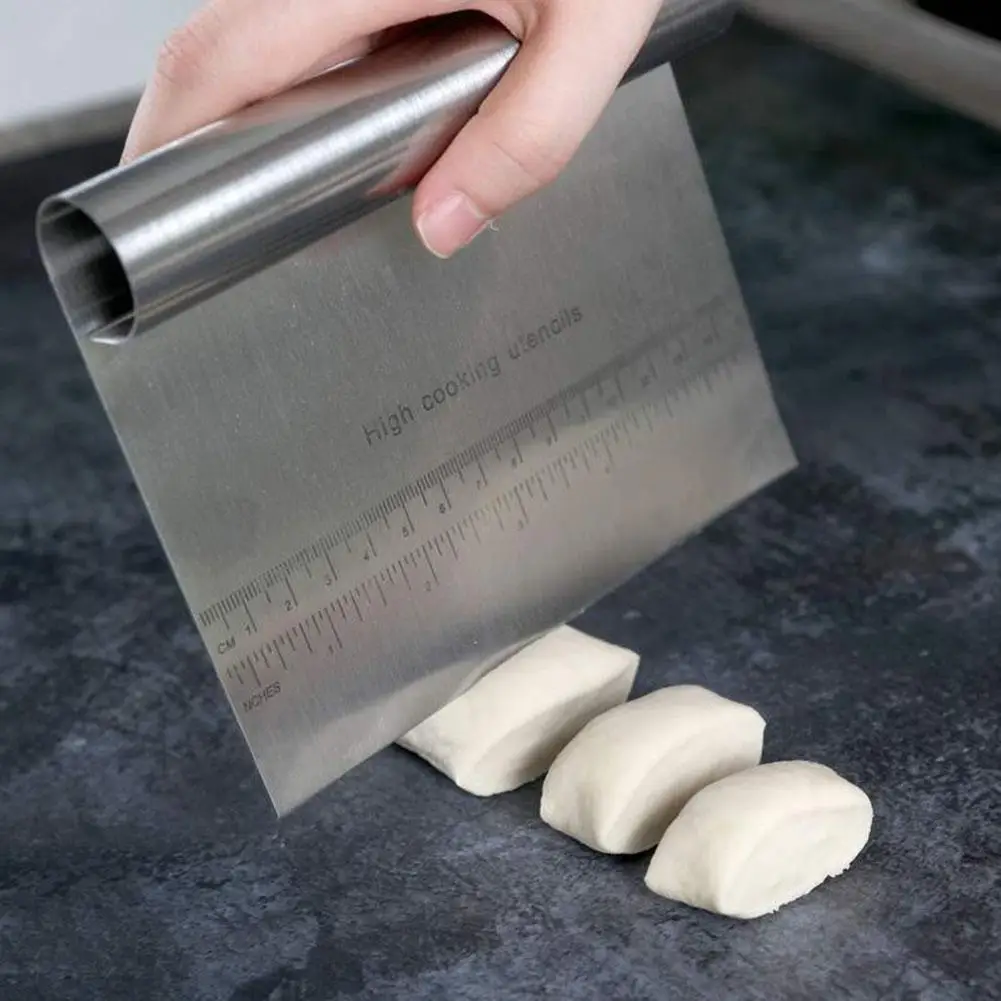 Stainless Steel Scraper Dough Cutter Bread Cake Scraper Cutter Cream Cake Spatula Baking Accessories Pastry Cake-Decorating-Tool
Stainless Steel Scraper Dough Cutter Bread Cake Scraper Cutter Cream Cake Spatula Baking Accessories Pastry Cake-Decorating-Tool