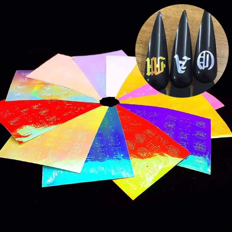 Holographic Alphabet Nail Sticker 26letter Pattern Design DIY Strip Tape Reflective Adhesive Foils Laser Nail Art Decal Sticker
Holographic Alphabet Nail Sticker 26letter Pattern Design DIY Strip Tape Reflective Adhesive Foils Laser Nail Art Decal Sticker