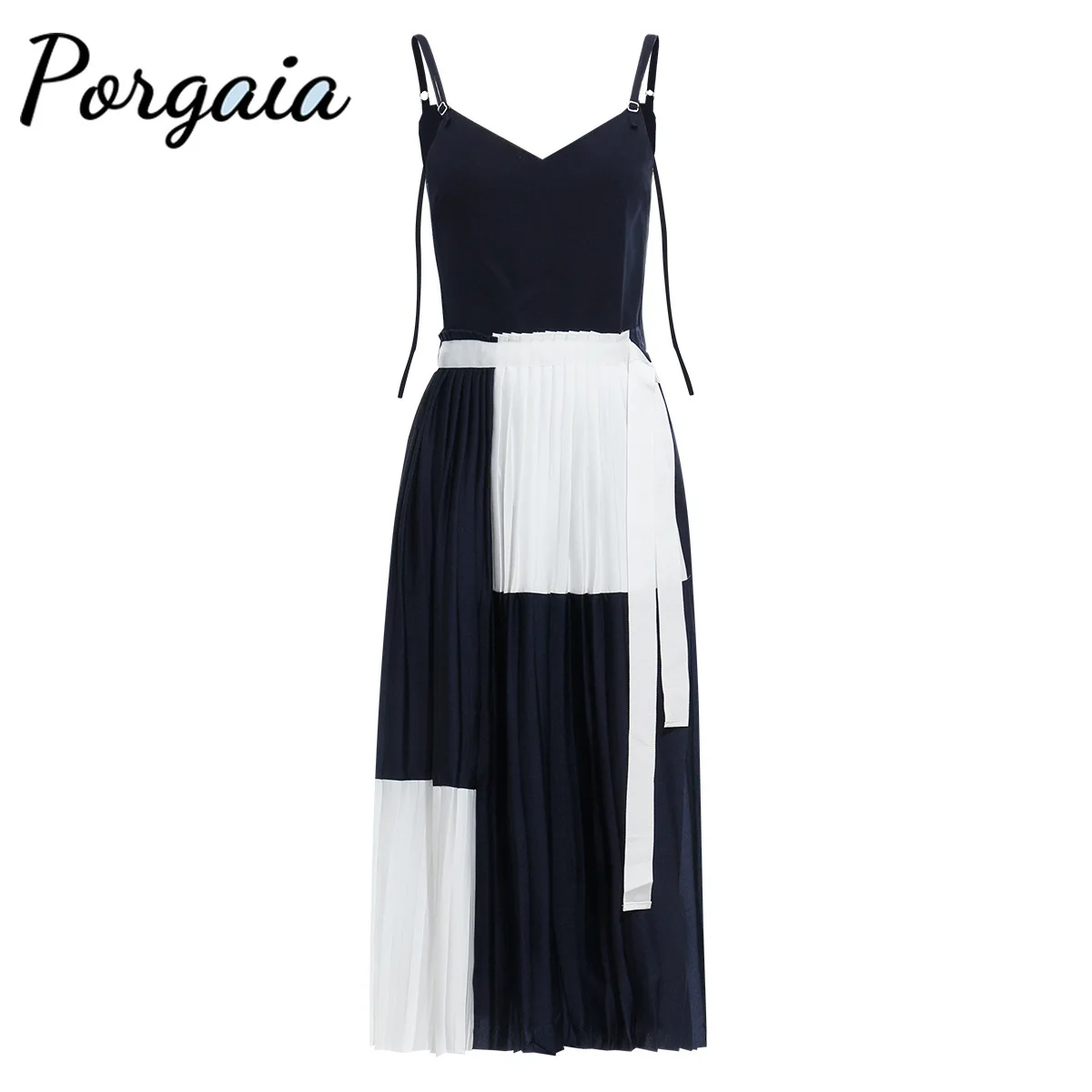 Porgaia England Style A-Line Geometric Sleeveless Backless Appliques Spaghetti Strap V-Neck Summer Middle Long Dress
Porgaia England Style A-Line Geometric Sleeveless Backless Appliques Spaghetti Strap V-Neck Summer Middle Long Dress